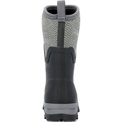 Image showing  Women's Arctic Ice Black/Gray Mid Boot Vibram Arctic Grip A.T.