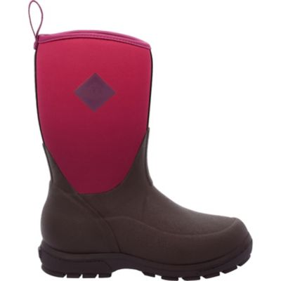 Image showing 6 th Muck Boot Company Kid's Element Neoprene Maroon Boot