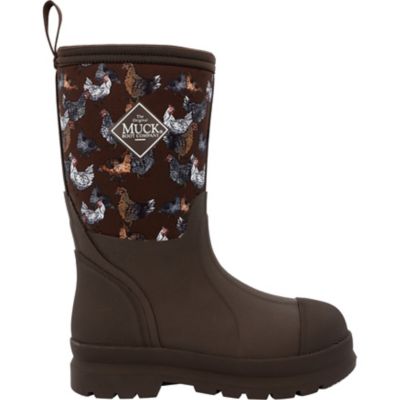 Image showing 6 th Muck Boot Company Kid's' Chore Classic Chicken Print Boot
