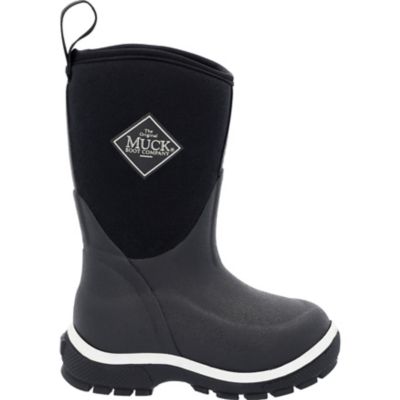 Image showing 6 th Muck Boot Company Kid's Element Neoprene Black Boot