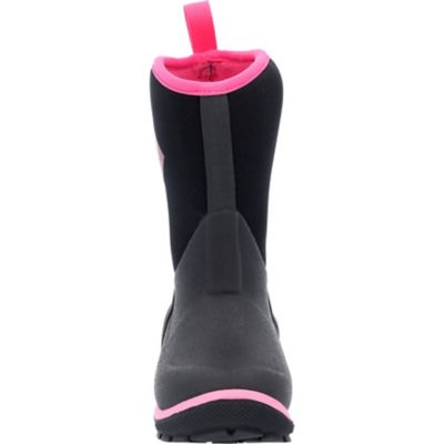 Image showing 3 th Muck Boot Company Kid's Element Neoprene Black/Pink Boot
