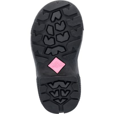 Image showing 5 th Muck Boot Company Kid's Element Neoprene Black/Pink Boot