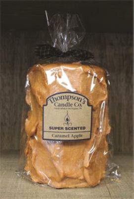 Thompson's Candle Co. Caramel Apple 44 oz. Large Iced Pillar Candle