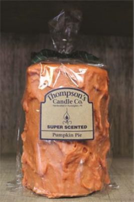 Thompson's Candle Co. Pumpkin Pie 44 oz. Large Iced Pillar Candle