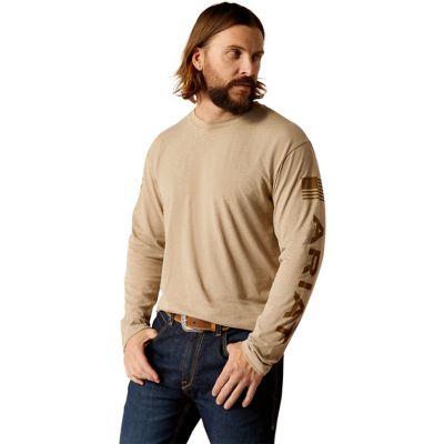 Image showing 0 th Ariat Men's Ariat Elevated Graphic Crew Neck Long-Sleeve T-Shirt