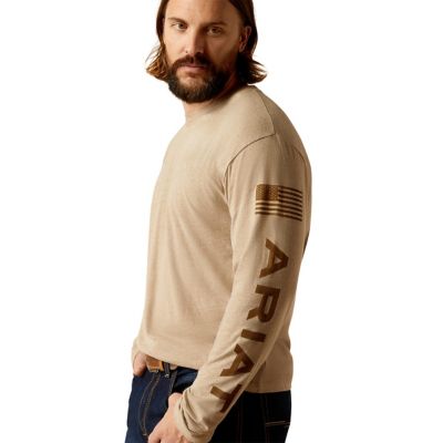 Image showing 2 th Ariat Men's Ariat Elevated Graphic Crew Neck Long-Sleeve T-Shirt