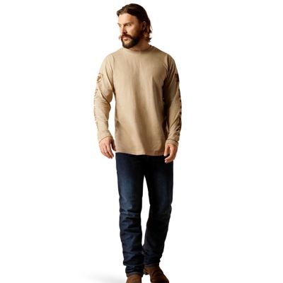 Image showing 4 th Ariat Men's Ariat Elevated Graphic Crew Neck Long-Sleeve T-Shirt