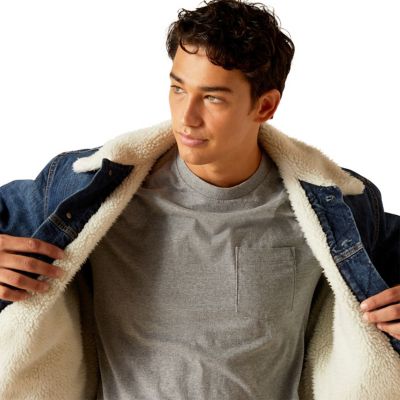 Image showing  Men's Sherpa-Lined Trucker Jacket