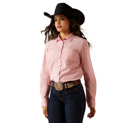 Ariat Women's Wrinkle-Resistant Kirby Stretch Western Long-Sleeve Button-Down Shirt
