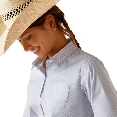 Image showing  Women's Wrinkle-Resistant Team Kirby Stretch Western Long-Sleeve Button-Down Shirt