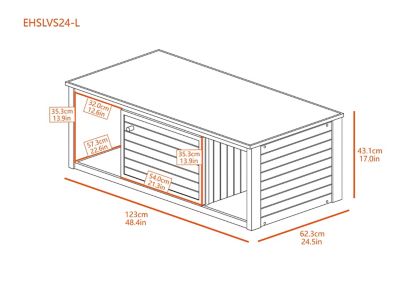 Image showing  48 in. Lo-Boy Versa Stand