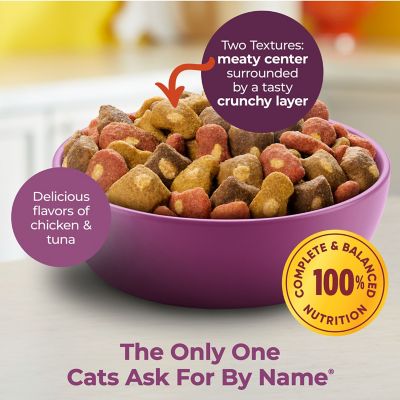 Image showing  Tender Centers with Basted Bites Chicken and Tuna Recipe Dry Cat Food