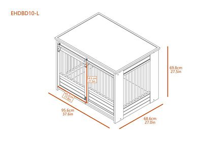 Image showing  Barn Door Dog Crate