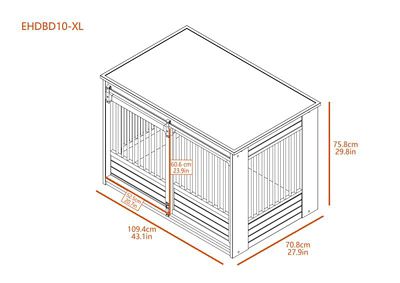 Image showing  Barn Door Dog Crate