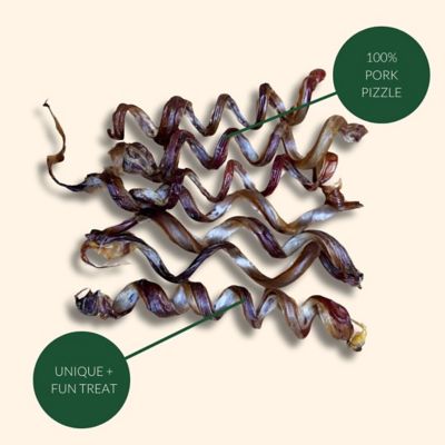 Image showing  Pork Pizzle Spiral Premium European Grade Dog Treats, 10 pk.