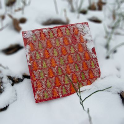 Image showing  Christmas Tree Peace Emat Lick Mat