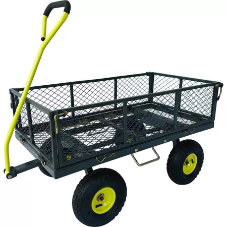 Yard Tuff 3-in-1 Double Sided Dump Wagon YTF-2038DSD Garden Carts