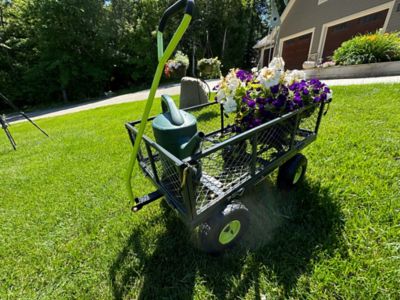 Image showing 5 th Yard Tuff 3-in-1 Dual Side Dump Wagon, YTF-2038DSD