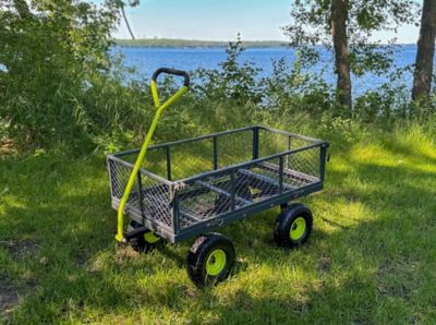 Image showing 8 th Yard Tuff 3-in-1 Dual Side Dump Wagon, YTF-2038DSD