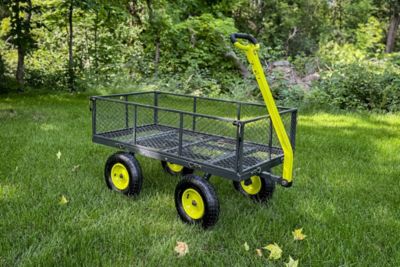 Image showing 9 th Yard Tuff 3-in-1 Dual Side Dump Wagon, YTF-2448DSD