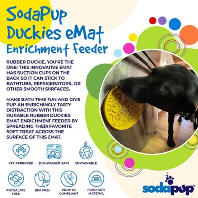Image showing  Duckies Emat Lick Mat with Suction Cups