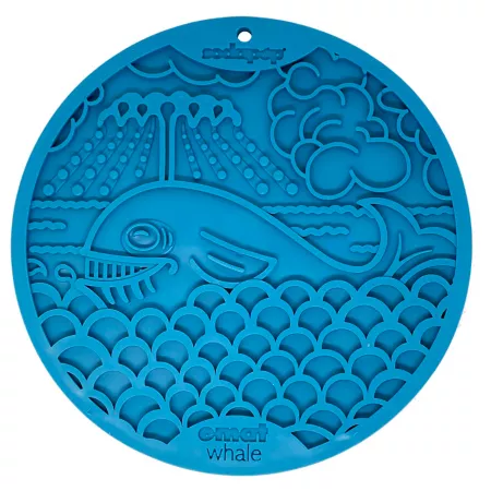 SodaPup Whale Emat Licking Mat with Suction Cups Lick & Snuffle Mats