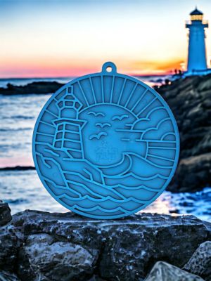 Image showing  Lighthouse Emat Lick Mat with Suction Cups