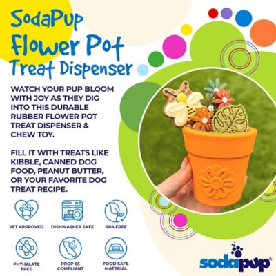 Image showing  Flower Pot Ecup Treat Dispenser