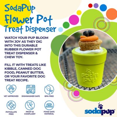 Image showing 1 th SodaPup Flower Pot Ecup Treat Dispenser