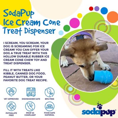 Image showing 5 th SodaPup Pup-X Ice Cream Cone Treat Dispenser