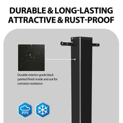 Image showing 6 th TruxMate 12,000 lb. Weld-On Square Jack Sidewind Side Pin with Handle