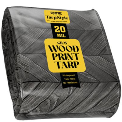 Core Tarps Extreme Heavy Duty 20 Mil Poly Tarp Cover, Waterproof, UV Resistant, CT-712-50X100