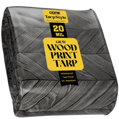 Core Tarps Extreme Heavy Duty 20 Mil Poly Tarp Cover, Waterproof, UV Resistant, CT-712-6X8