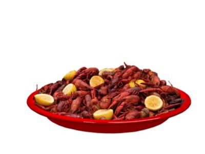Image showing  Red Plastic Crawfish Tray