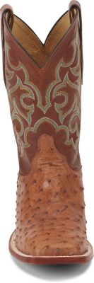 Image showing 3 th Justin Men's Truman 11 in. Full Quill Ostrich Western Boot