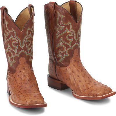 Image showing 6 th Justin Men's Truman 11 in. Full Quill Ostrich Western Boot