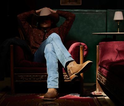 Image showing  Men's Frontier Jackpot 11 in. Leather Sole Western Boot