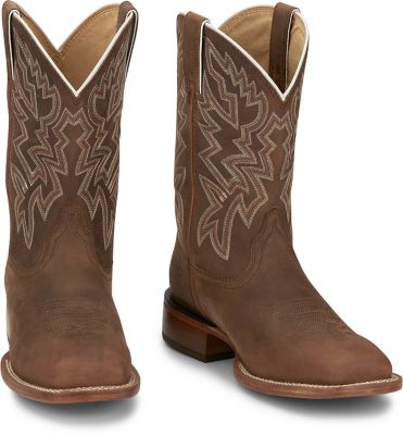 Image showing 6 th Justin Men's Frontier Jackpot 11 in. Leather Sole Western Boot