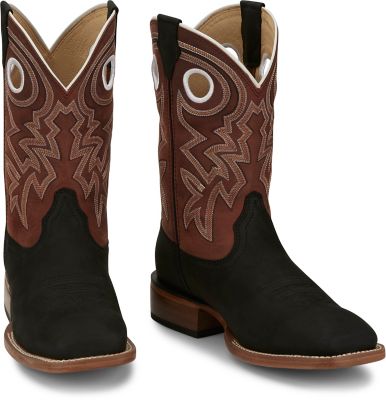 Image showing 6 th Justin Men's Frontier Big News 11 in. Leather Sole Western Boot