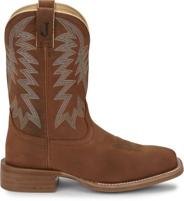 Image showing 4 th Justin Men's Frontier Big Bucks 11 in. Vibram Sole Western Boot