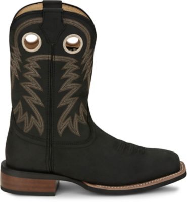 Image showing 4 th Justin Men's Frontier Show Stopper 11 in. Vibram Sole Western Boot