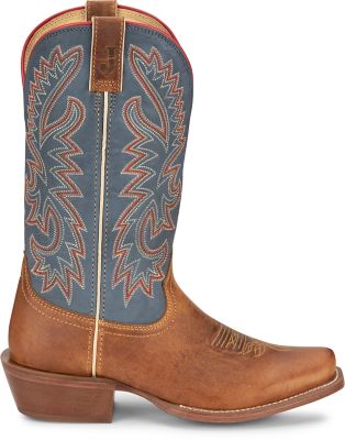 Image showing 4 th Justin Men's Frontier Show Off 13 in. Leather Sole Western Boot