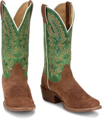 Image showing 6 th Justin Men's Frontier Jimmy 13 in. Leather Sole Western Boot