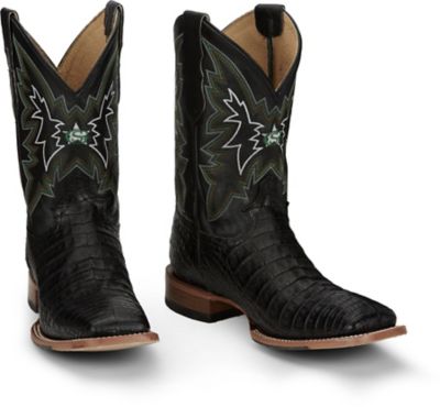 Image showing 6 th Justin Men's George Strait Haggard 11 in. Caiman Western Boot