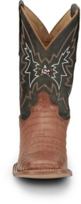 Image showing 3 th Justin Men's George Strait Haggard 11 in. Caiman Western Boot