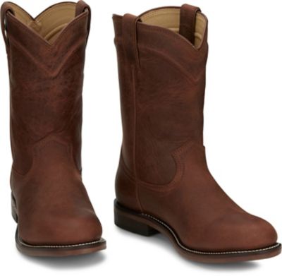 Image showing 6 th Justin Men's Braswell 10 in. Pull On Roper