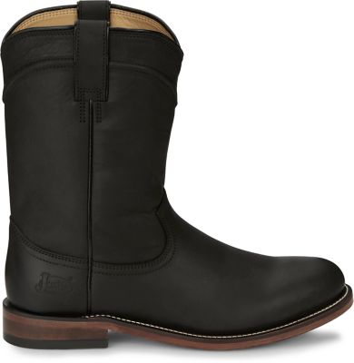 Image showing 4 th Justin Men's Braswell 10 in. Pull On Roper