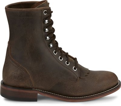 Image showing 4 th Justin Women's McKean 7 in. Lace Up Roper