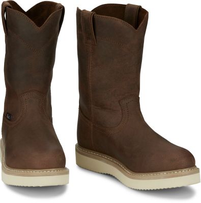 Image showing 6 th Justin Work Men's Ram 10 in. Pull On Work Boot