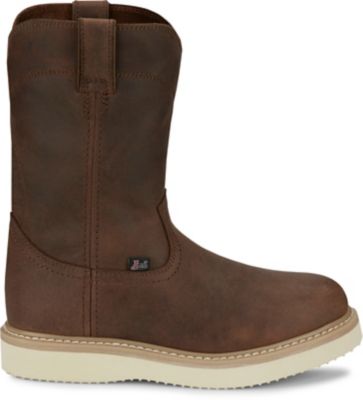 Image showing 4 th Justin Work Men's Ram 10 in. Pull On Work Boot